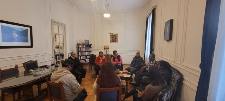 El presidente del Episcopado recibió a la Pastoral Aborigen de Jujuy El presidente del Episcopado recibió a la Pastoral Aborigen de Jujuy