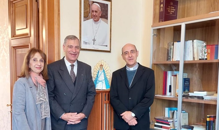 El rector de la UCA se reunió con el cardenal Víctor Fernández El rector de la UCA se reunió con el cardenal Víctor Fernández