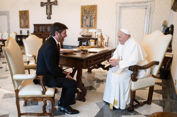 El titular de la Asociación de Magistrados y el Papa hablaron sobre la Justicia El titular de la Asociación de Magistrados y el Papa hablaron sobre la Justicia