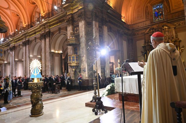 En el tedeum, el Card. Poli hizo un llamado 'urgente' a la unidad de los argentinos