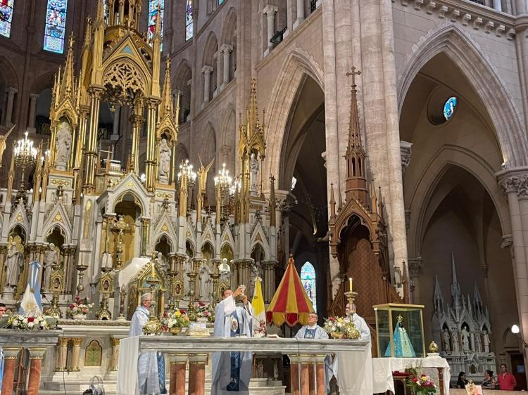 En Luján, Mons. Mestre encabezó la primera fiesta litúrgica del beato Eduardo Pironio