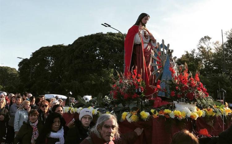 Este sábado es la peregrinación a pie al Sagrado Corazón de Barracas