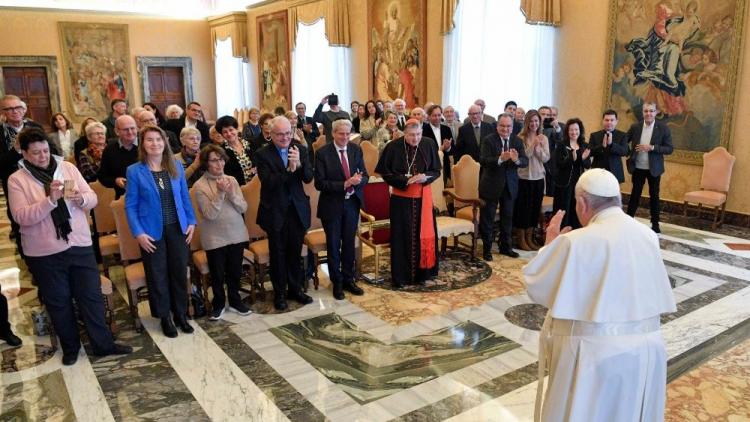 Francisco animó a judíos y cristianos a perseverar en el diálogo Francisco animó a judíos y cristianos a perseverar en el diálogo