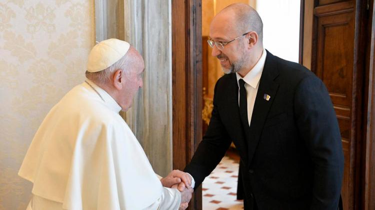 Francisco recibió al primer ministro de Ucrania Francisco recibió al primer ministro de Ucrania