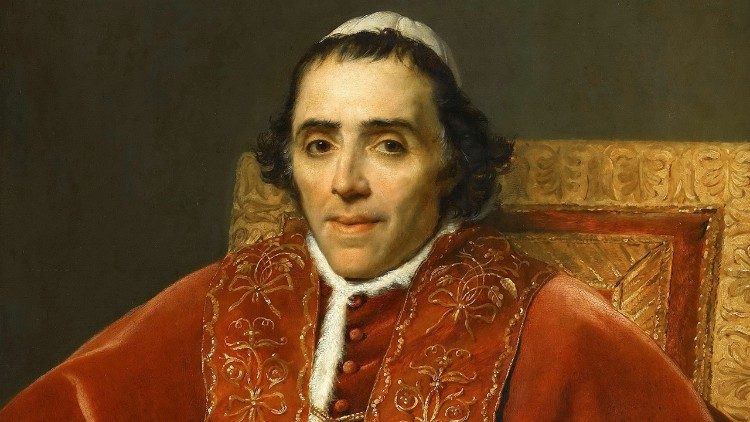 Francisco recordó a Pío VII, 'un pastor valiente y defensor de la Iglesia'