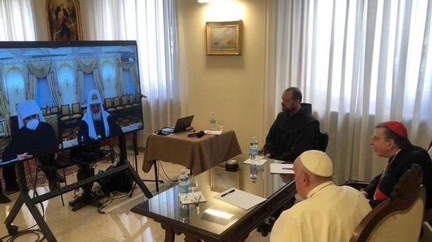 Francisco y Kirill hablan de la guerra en Ucrania en un encuentro virtual Francisco y Kirill hablan de la guerra en Ucrania en un encuentro virtual