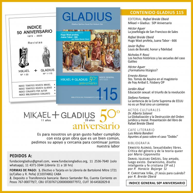 Gladius celebrará su 50º aniversario en 2023 Gladius celebrará su 50º aniversario en 2023