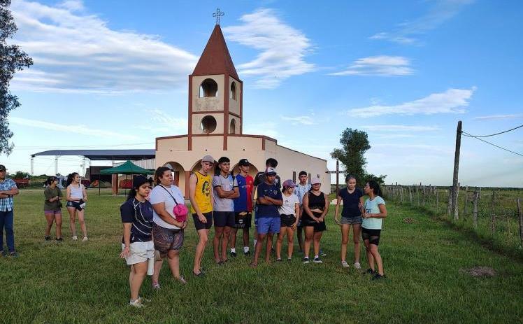 Goya: concluyó la misión juvenil en el paraje Mora Goya: concluyó la misión juvenil en el paraje Mora