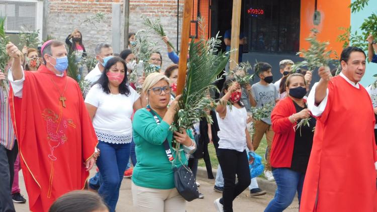 Goya inició la Semana Santa con multitudinarias celebraciones