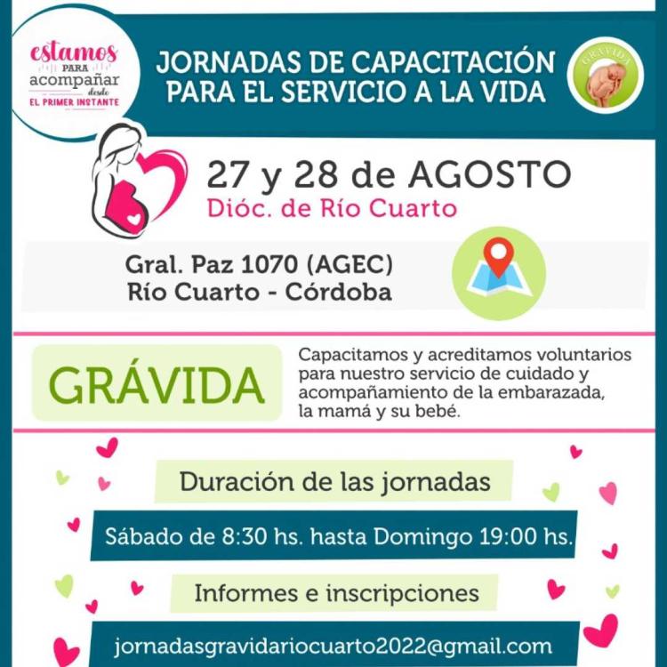 Grávida convoca a las jornadas de capacitación 2022 Grávida convoca a las jornadas de capacitación 2022