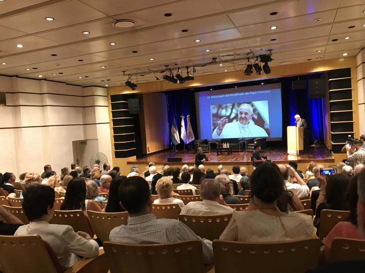 Homenaje en la Cancillería por los diez años del pontificado de Francisco Homenaje en la Cancillería por los diez años del pontificado de Francisco
