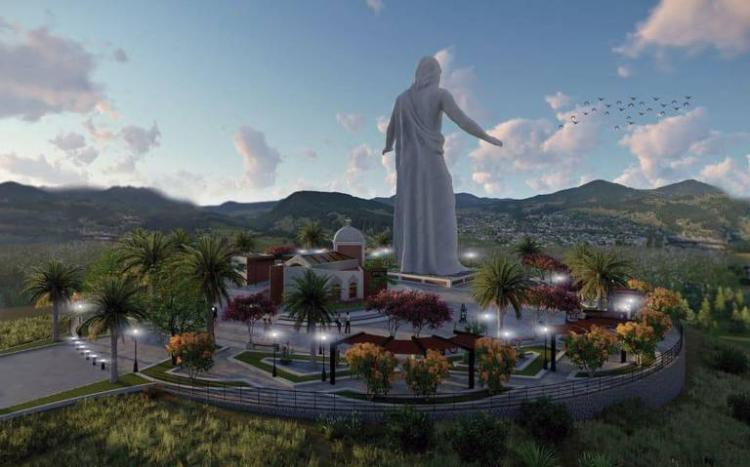 Inauguraron el 'Cristo de la Paz', la escultura religiosa más grande de Latinoamérica Inauguraron el 'Cristo de la Paz', la escultura religiosa más grande de Latinoamérica