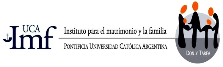 Inscriben en los cursos del Instituto para el Matrimonio y la Familia de la UCA Inscriben en los cursos del Instituto para el Matrimonio y la Familia de la UCA