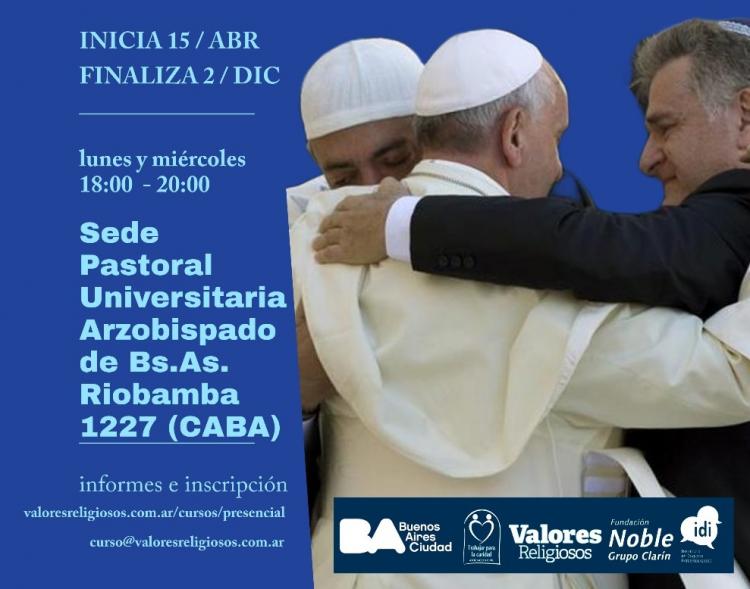 Inscriben para el XV Curso de Diálogo Interreligioso Inscriben para el XV Curso de Diálogo Interreligioso