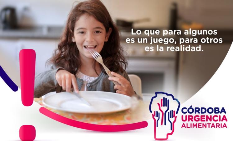Invitan a sumarse a la campaña solidaria Córdoba Urgencia Alimentaria