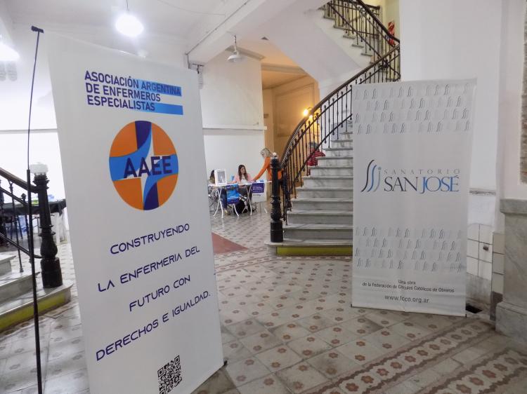 Jornada de Enfermería en el Sanatorio San José, de la FCCO Jornada de Enfermería en el Sanatorio San José, de la FCCO