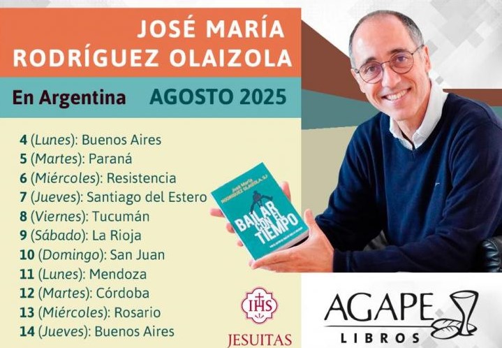 José María Rodríguez Olaizola regresa a la Argentina con una gira de charlas por 10 provincias José María Rodríguez Olaizola regresa a la Argentina con una gira de charlas por 10 provincias