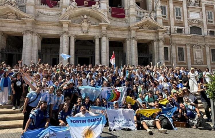 Jóvenes argentinos vivieron los primeros días del Jubileo en Roma Jóvenes argentinos vivieron los primeros días del Jubileo en Roma