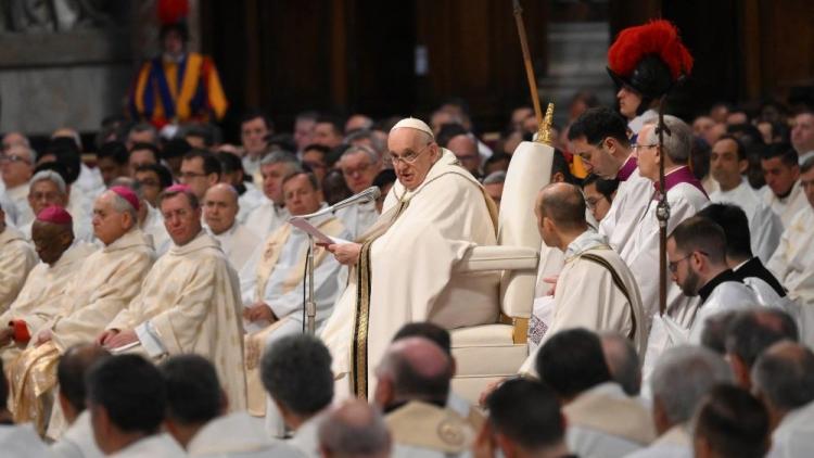 Jueves Santo: 'La madurez sacerdotal viene del Espíritu Santo', recordó el Papa