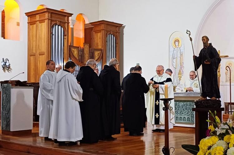 La abadía del Niño Dios en Victoria celebró el día de San Benito, su santo patrono La abadía del Niño Dios en Victoria celebró el día de San Benito, su santo patrono
