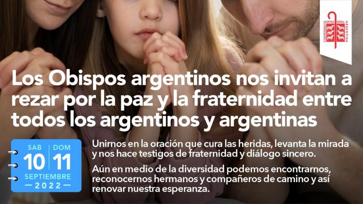 La ACA se une a la oración por la paz en la Argentina convocada por la CEA La ACA se une a la oración por la paz en la Argentina convocada por la CEA