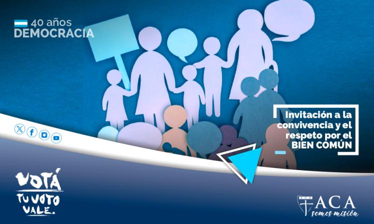 Elecciones 2023: la Acción Católica invita a la convivencia y el respeto por el bien común Elecciones 2023: la Acción Católica invita a la convivencia y el respeto por el bien común