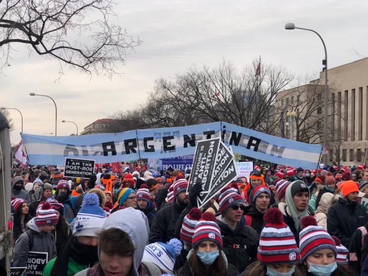 La Argentina se hizo presente en la 49° Marcha por la Vida de Estados Unidos