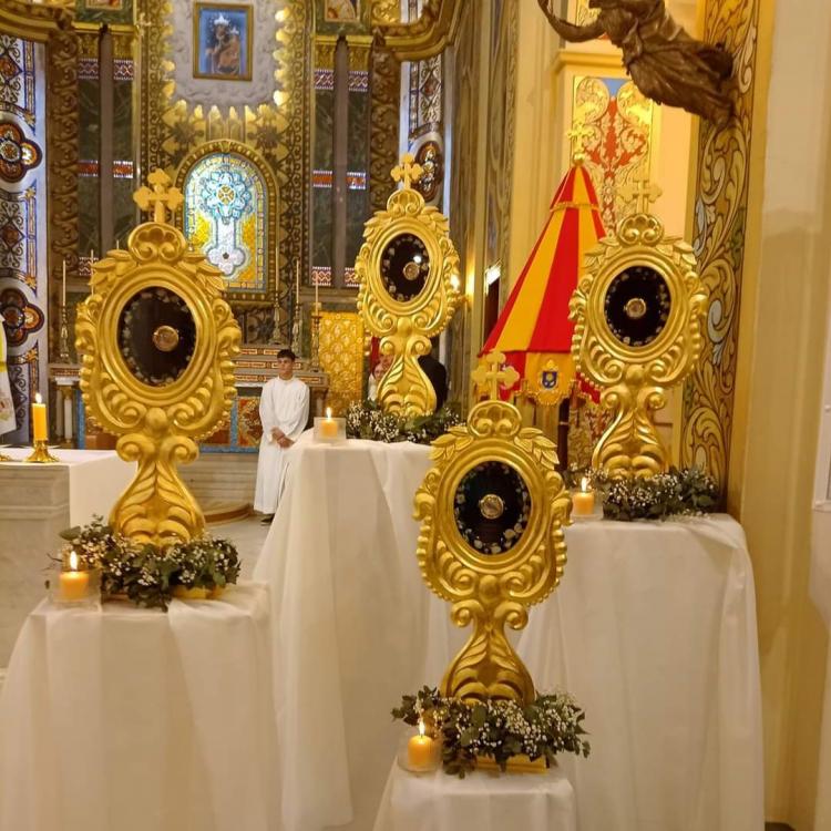 El santuario de Sampacho tiene cuatro nuevas reliquias de santos El santuario de Sampacho tiene cuatro nuevas reliquias de santos