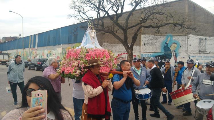 La comunidad jujeña honró a la Virgen de Río Blanco en la Villa 31