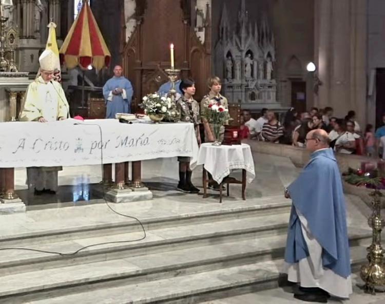 La comunidad polaca de la Argentina peregrinó al santuario de Luján