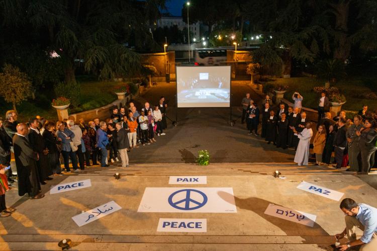 La familia lasallana, unida en oración por la paz en Tierra Santa
