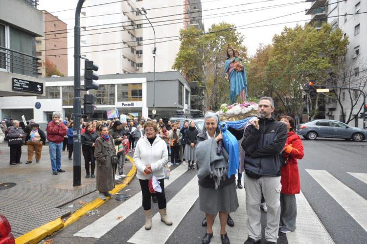 La familia salesiana peregrinó a la basílica de María Auxiliadora de Almagro La familia salesiana peregrinó a la basílica de María Auxiliadora de Almagro