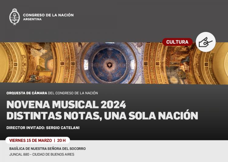La Orquesta del Congreso inaugura una 'Novena Musical' en las iglesias porteñas La Orquesta del Congreso inaugura una 'Novena Musical' en las iglesias porteñas