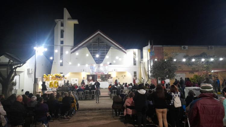 Una parroquia entrerriana dedicada al Sagrado Corazón celebró sus 60 años
