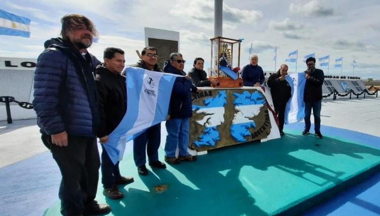 La Peregrinación de la Virgen de Luján por los Hogares de Cristo llegó al Fin del Mundo