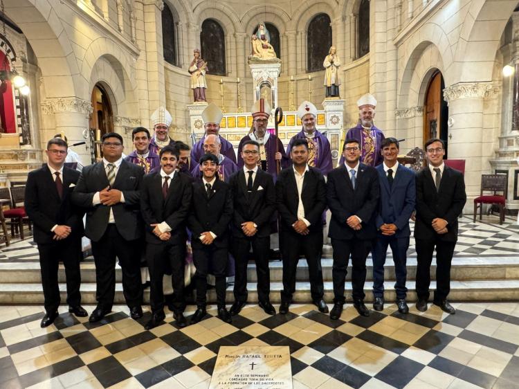 La Plata: nueve seminaristas ingresaron al Seminario Mayor San José