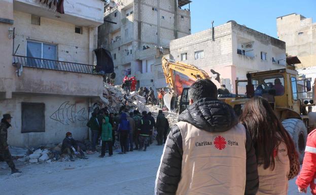 La Red Mundial de Cáritas redobla esfuerzos en ayuda para Siria y Turquía