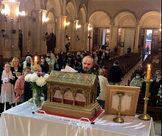 La reliquia de Santa Margarita María Alacoque continúa su gira por Latinoamérica La reliquia de Santa Margarita María Alacoque continúa su gira por Latinoamérica