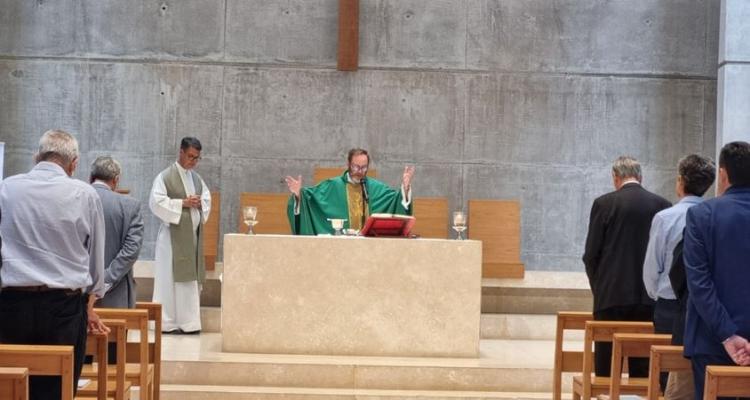 La UCA celebró una misa por la salud del Papa en el Campus Puerto Madero La UCA celebró una misa por la salud del Papa en el Campus Puerto Madero