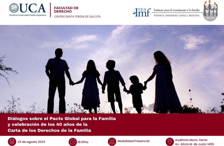 La UCA realizará una actividad sobre los derechos de la Familia y el Pacto Global