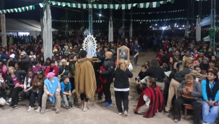 La Virgen de Luján peregrina por Santiago del Estero rumbo a Brochero