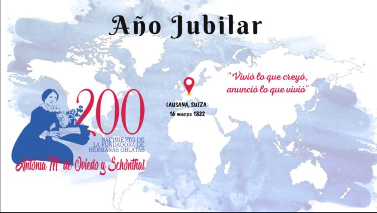 Las Oblatas iniciaron un año jubilar por bicentenario de la fundadora Las Oblatas iniciaron un año jubilar por bicentenario de la fundadora