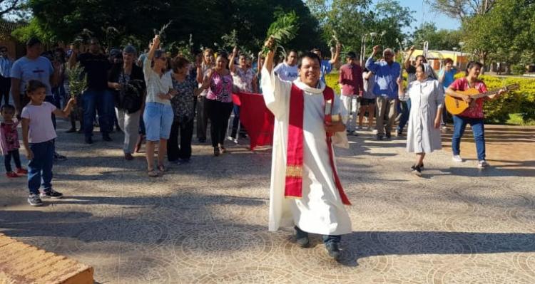 Las parroquias del interior del Chaco celebraron el inicio de la Semana Santa Las parroquias del interior del Chaco celebraron el inicio de la Semana Santa