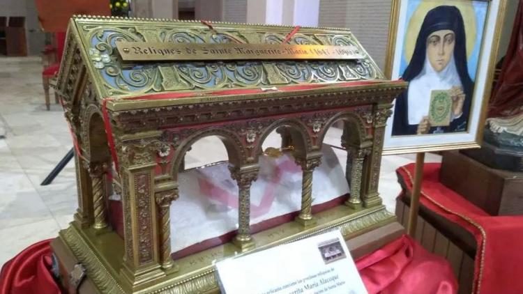 Las reliquias de Santa Margarita María de Alacoque recorren Buenos Aires Las reliquias de Santa Margarita María de Alacoque recorren Buenos Aires