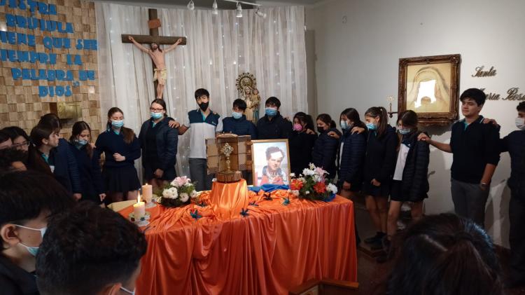 Las reliquias del beato Carlo Acutis peregrinan por la diócesis de Concepción Las reliquias del beato Carlo Acutis peregrinan por la diócesis de Concepción
