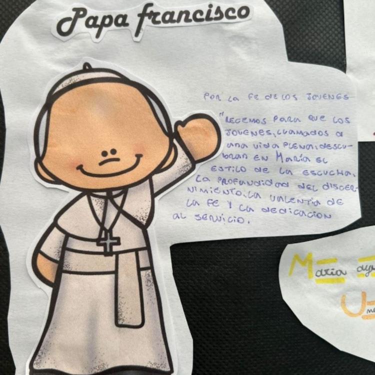 Los 10 años del papa Francisco, plasmados en dibujos de niños Los 10 años del papa Francisco, plasmados en dibujos de niños