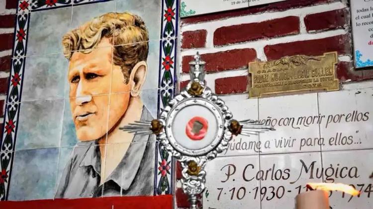Marcha y misa por los 50 años del 'martirio" del padre Carlos Mugica Marcha y misa por los 50 años del 'martirio" del padre Carlos Mugica