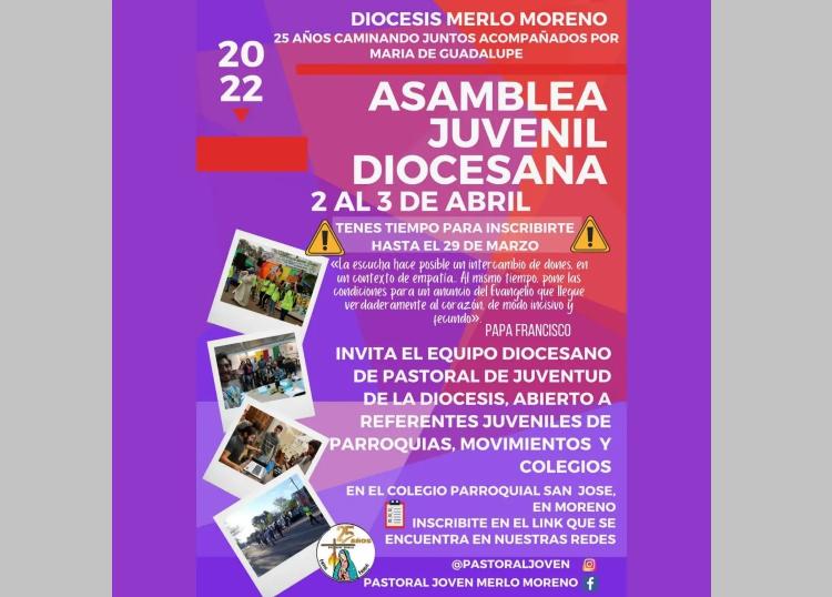 Merlo-Moreno prepara la Asamblea Juvenil Diocesana Merlo-Moreno prepara la Asamblea Juvenil Diocesana