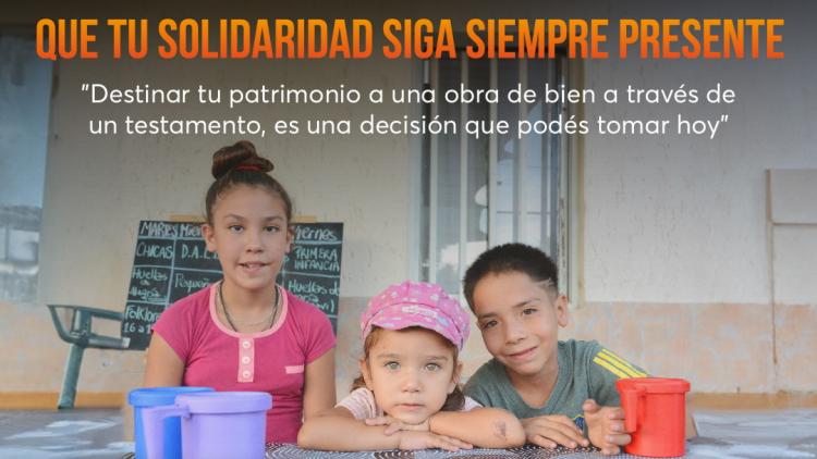 Mes del legado solidario: 'Que tu solidaridad siga siempre presente' Mes del legado solidario: 'Que tu solidaridad siga siempre presente'