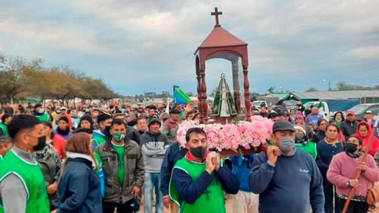 Miles de fieles participaron de la fiesta y coronación de la Virgen de Huachana